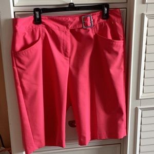 IZOD ladies shorts. Size 14. Cool material. Berry color